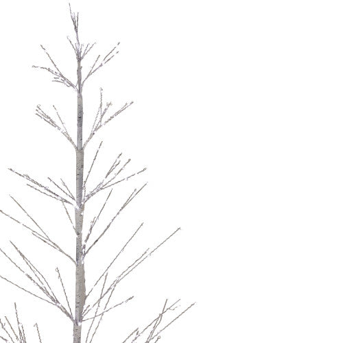 6' LED Lighted White Birch Christmas Twig Tree - Pure White Lights