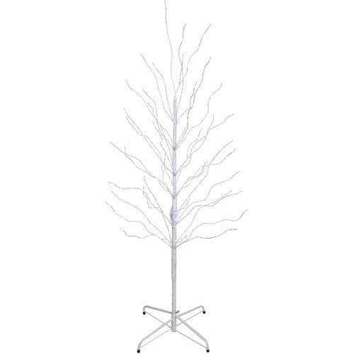 5' LED Lighted White Birch Christmas Twig Tree - Cool White Lights