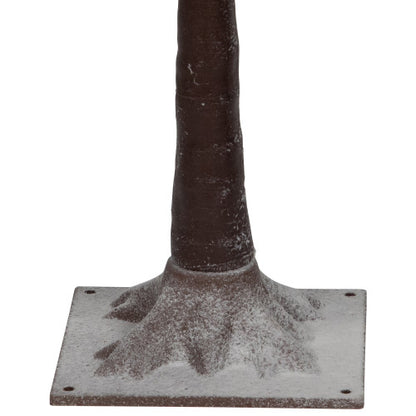 LED Lighted Frosted Christmas Twig Tree - 4' - Brown - Multi-Color lights