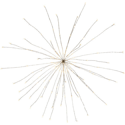 20" LED Lighted Firework Green Branch Christmas Decoration - Warm White and Red Lights