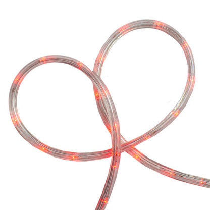 18' Red LED Christmas Rope Lights