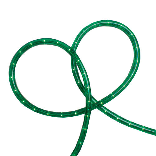 18ft Green Incandescent Christmas Rope Lights