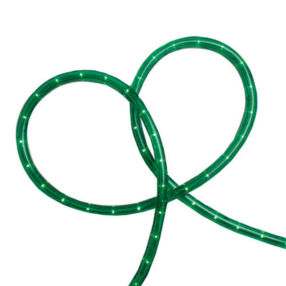18ft Green Incandescent Christmas Rope Lights