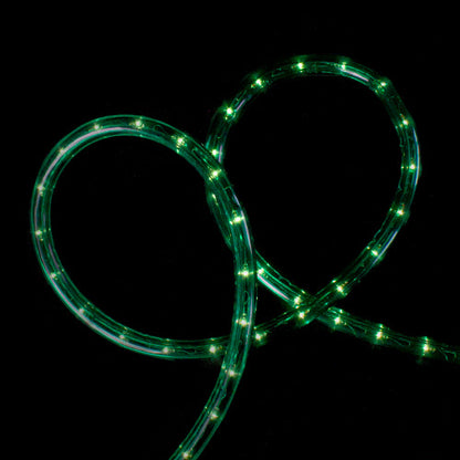 18ft Green Incandescent Christmas Rope Lights