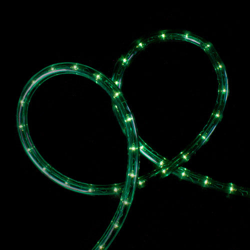 18ft Green Incandescent Christmas Rope Lights