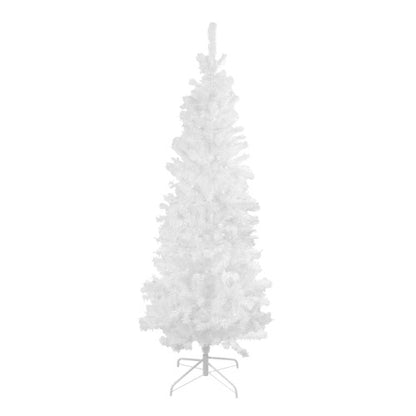 6.5' White Winston Pine Slim Artificial Christmas Tree - Unlit