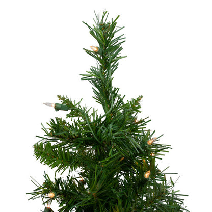 2' Pre-Lit Medium Royal Pine Artificial Christmas Tree - Clear Lights
