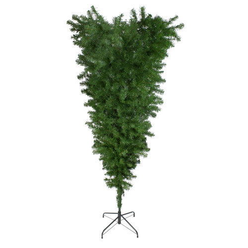 5.5' x 36" Green Upside Down Spruce Medium Artificial Christmas Tree - Unlit