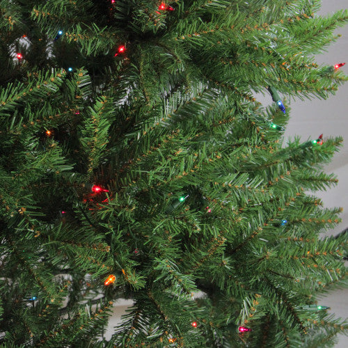 10' Pre-Lit Full Northern Pine Artificial Christmas Tree, Multi Lights