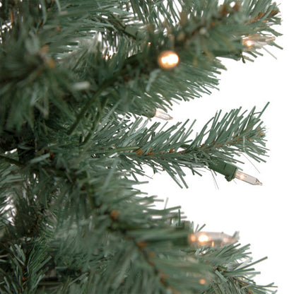 7.5' Pre-Lit Colorado Blue Spruce Artificial Christmas Tree, Clear Lights