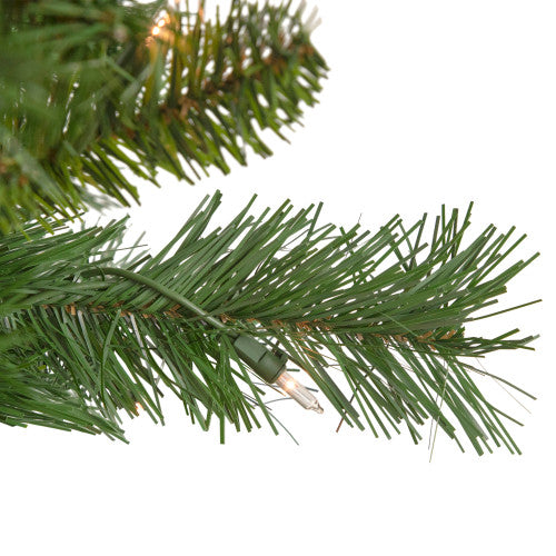 7.5' Pre-Lit Chatham Pine Artificial Christmas Tree, Clear Lights