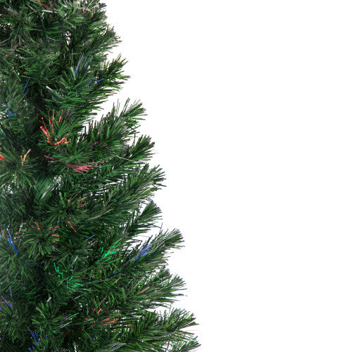 4' Multi-Color Fiber Optic Pine Christmas Tree