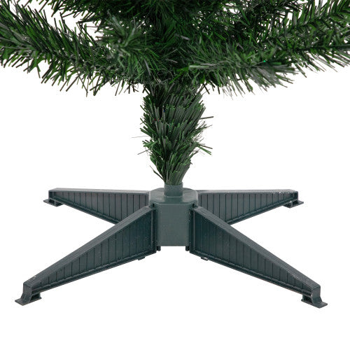4' Multi-Color Fiber Optic Pine Christmas Tree