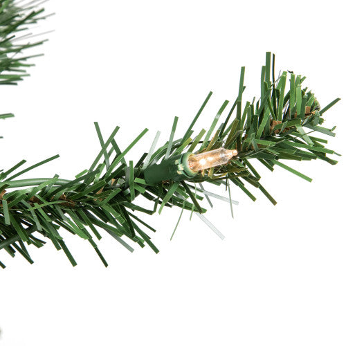 16' Pre-Lit Pendleton Spruce Slim Artificial Christmas Tree, Clear Lights