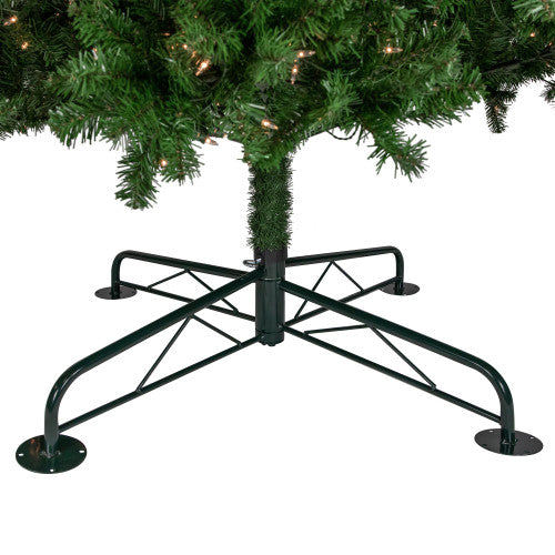 16' Pre-Lit Pendleton Spruce Slim Artificial Christmas Tree, Clear Lights