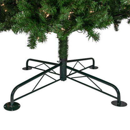 16' Pre-Lit Pendleton Spruce Slim Artificial Christmas Tree, Clear Lights