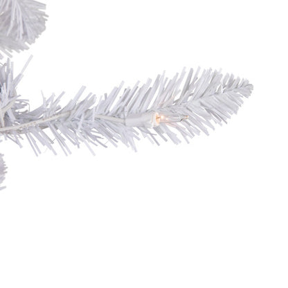 9' Pre-Lit Rapids White Pine Pencil Artificial Christmas Tree, Clear Lights