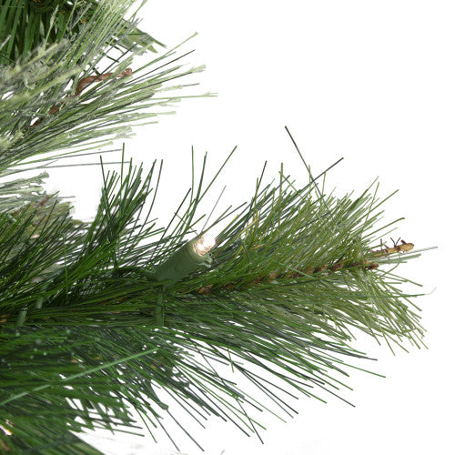 6.5' Pre-Lit Full Ashcroft Cashmere Pine Artificial Christmas Tree - Warm Clear LED Lights