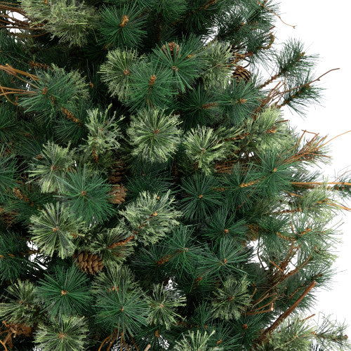 4' Country Mixed Pine Artificial Christmas Wall or Door Tree - Unlit