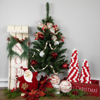 3' Buffalo Fir Artificial Christmas Wall or Door Tree - Unlit