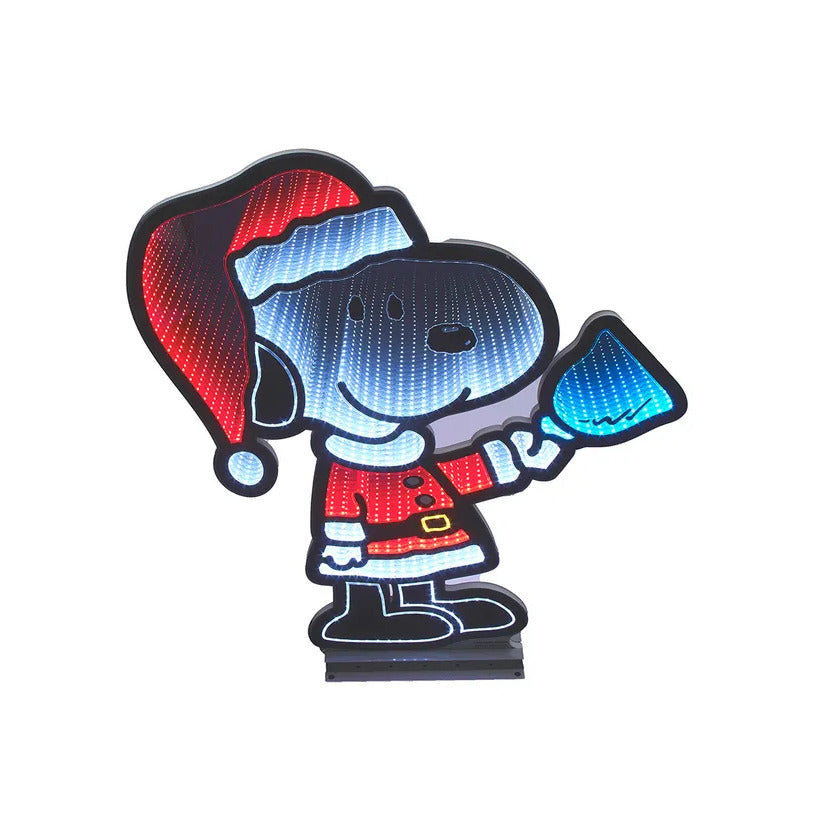 Peanuts© Snoopy With Bell Outdoor Infinity Light, 35.4"