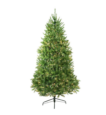 9' Pre-Lit Full Northern Pine Artificial Christmas Tree, Clear Lights